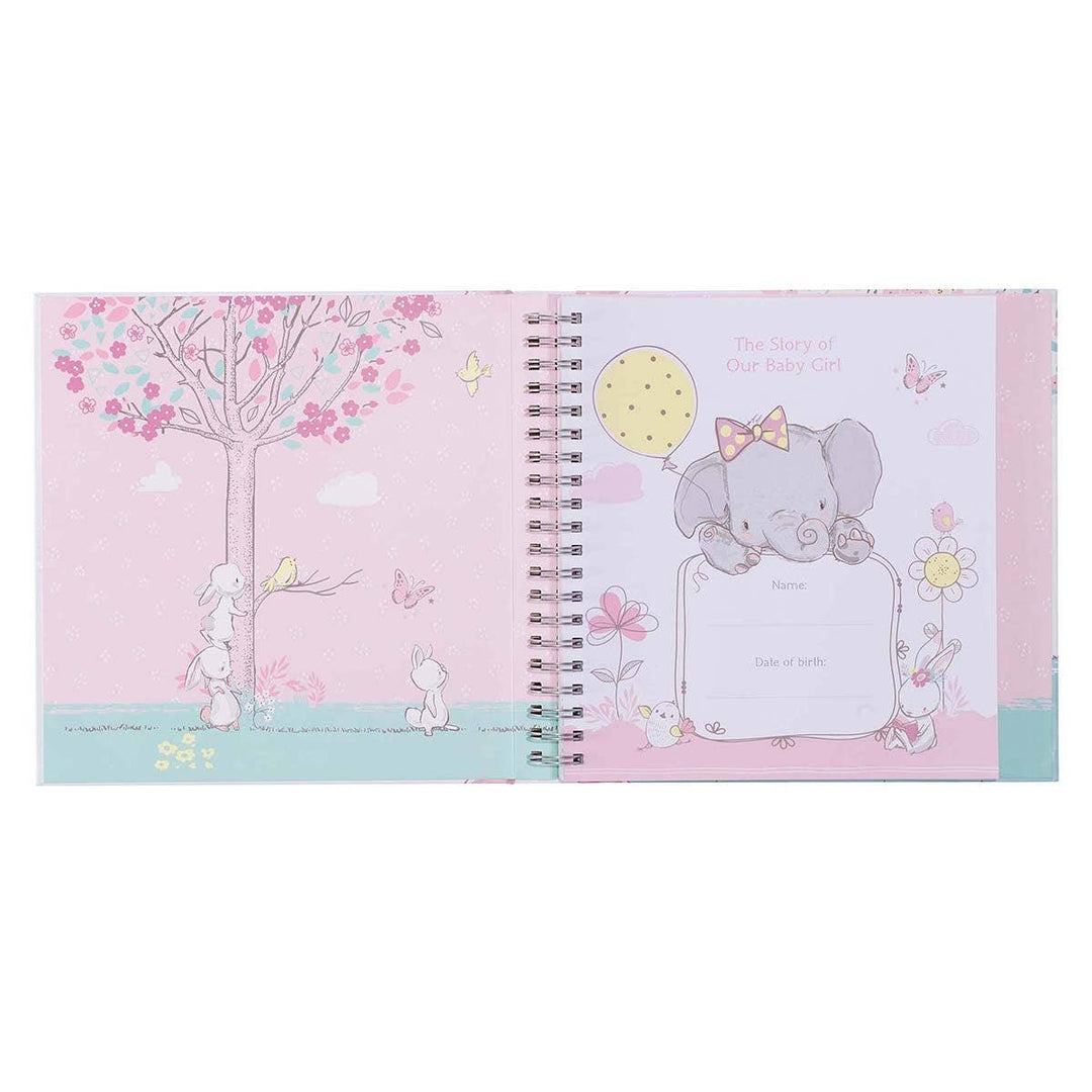 Our Baby Girl's First Year Memory Book - Premium Baby Gift from Christian Art Gifts - Just $27.95! Shop now at Pat's Monograms