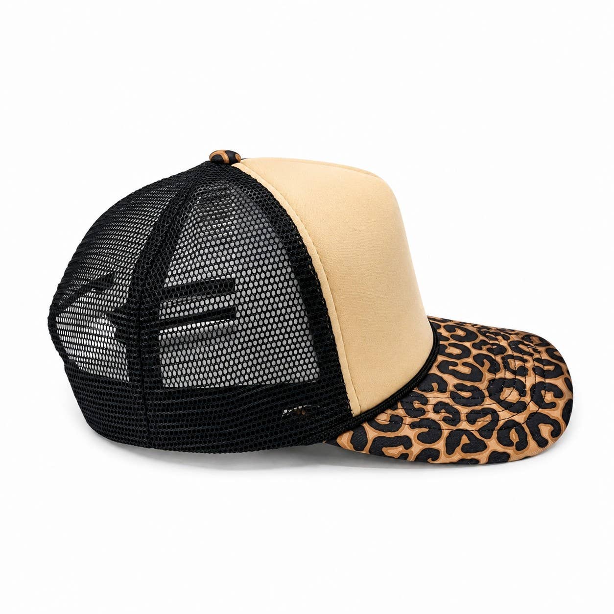 Leopard Pattern Mesh Foam Trucker Hat - Premium Hats & Caps from Hatzzi - Just $13! Shop now at Pat's Monograms