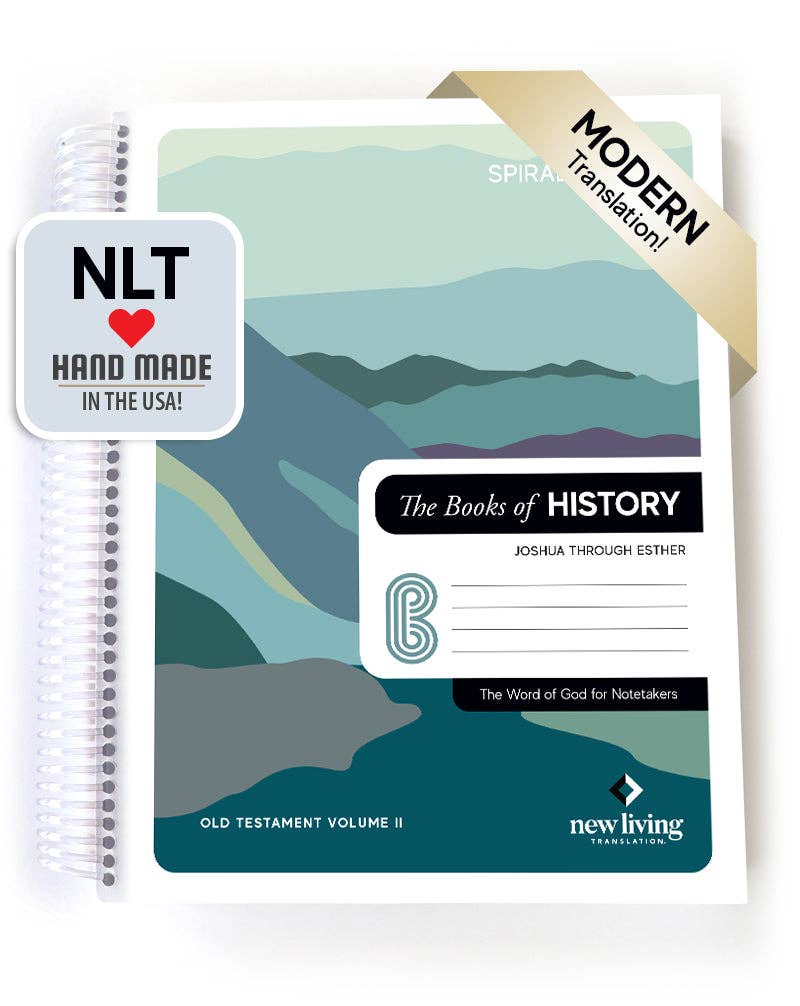 Spiral Bible™ - NLT - Joshua - Esther - Premium Bible from Spiral Bible - Just $42.95! Shop now at Pat's Monograms