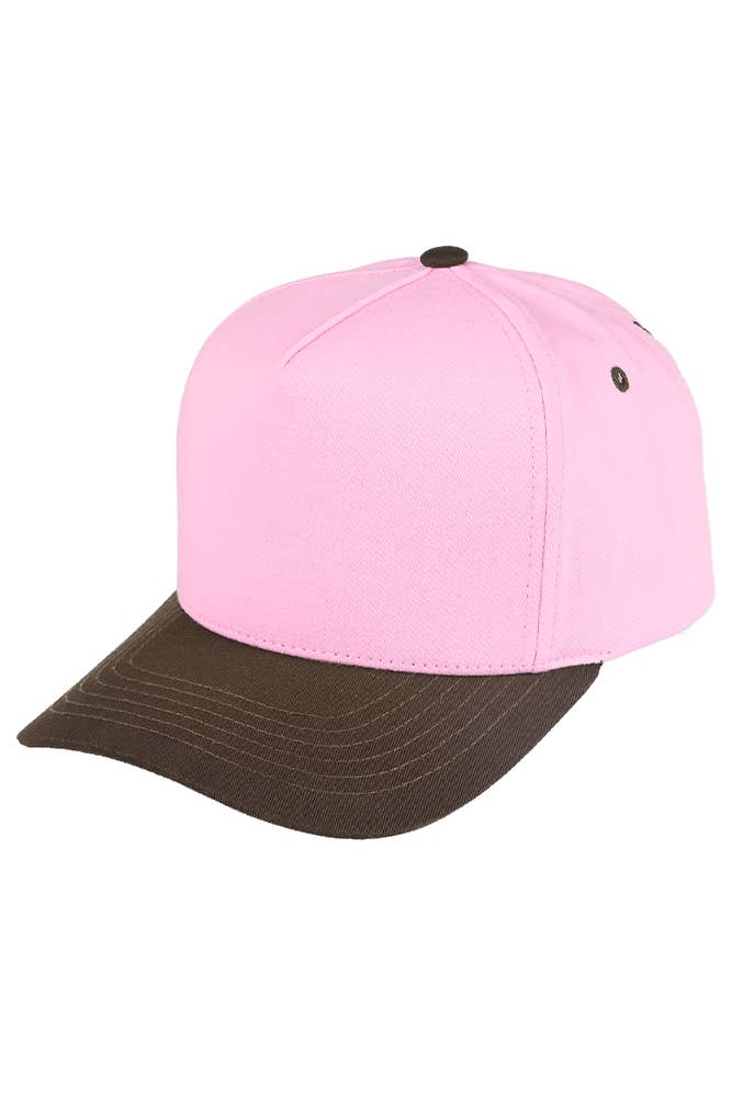 C.C Two Tone Canvas Trucker Hat Baseball Cap - Premium baseball cap from Hana - Just $12! Shop now at Pat's Monograms