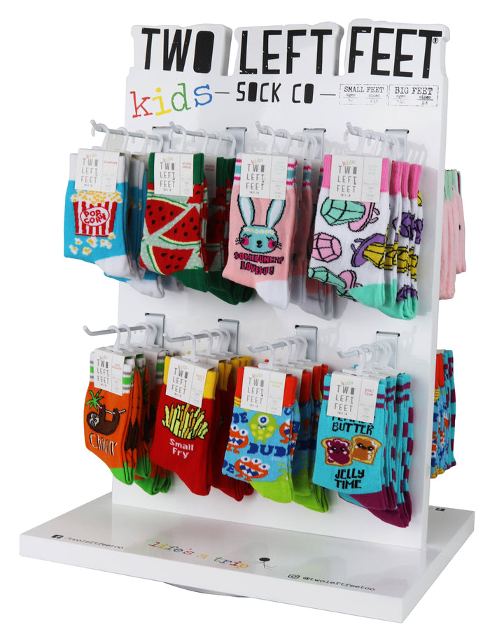 Two Left Feet Kid's Socks - Premium Socks from DM Merchandising - Just $3.95! Shop now at Pat's Monograms