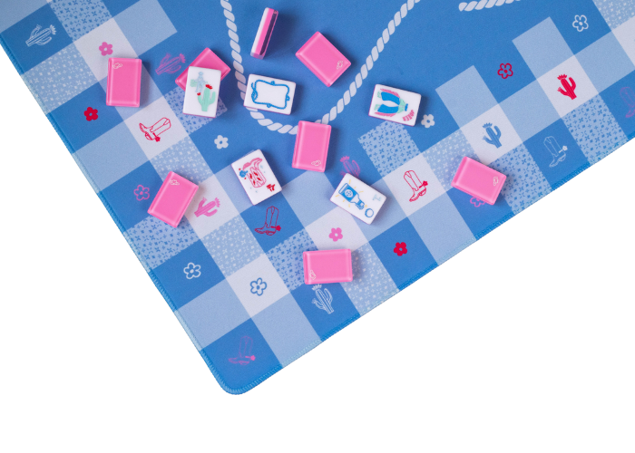 Gingham Mahjong Playing Mat - Premium Mahjong from Miss Mahjong - Just $70! Shop now at Pat's Monograms