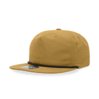 Decky 6032 Classic Rope Cap, 5 Panel Flat Bill Hat, Snapback - Premium Caps from The Park Wholesale - Just $14.95! Shop now at Pat's Monograms
