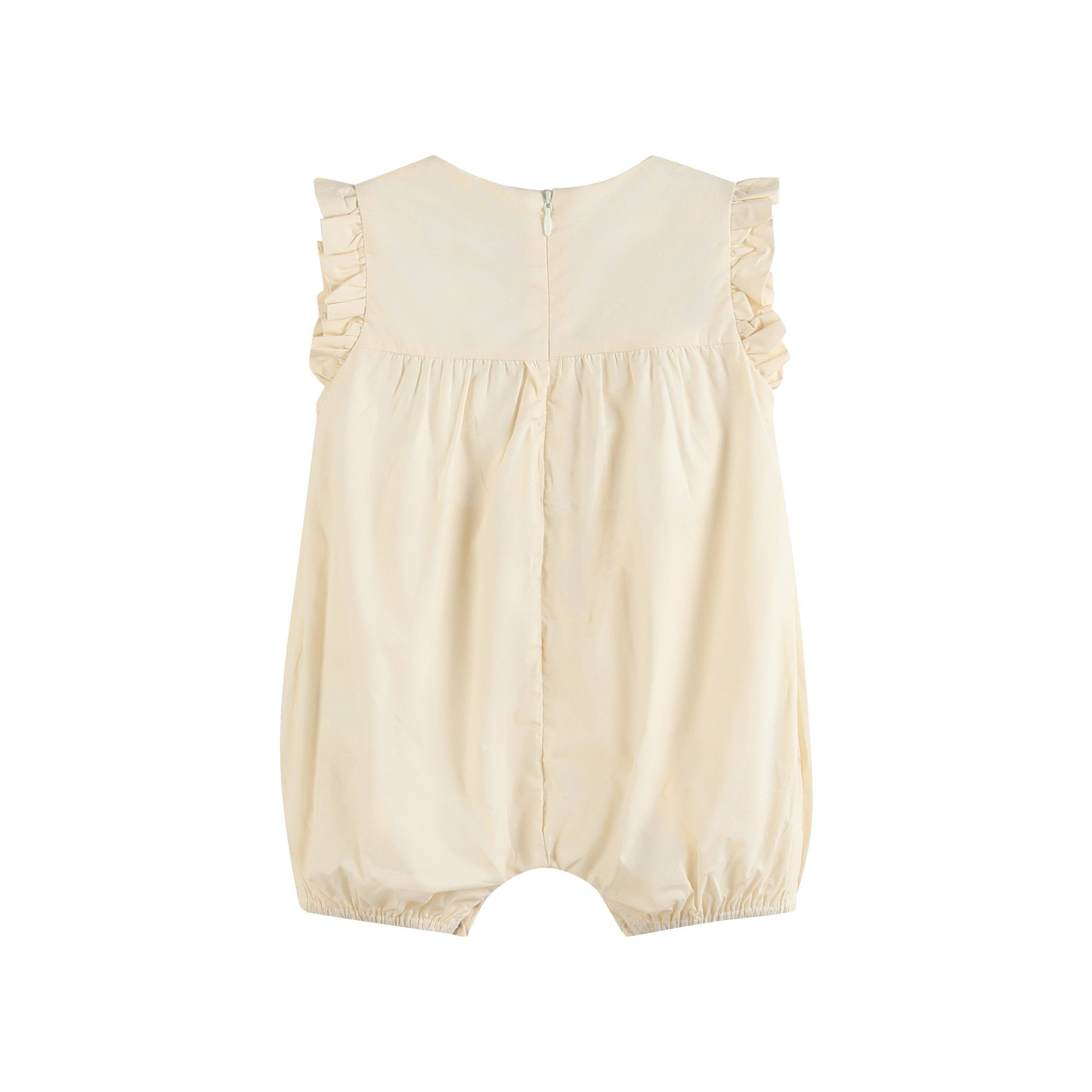 Light Yellow Ruffle Jumper Romper - Premium Baby & Toddler Outfits from Lil Cactus - Just $38.95! Shop now at Pat's Monograms