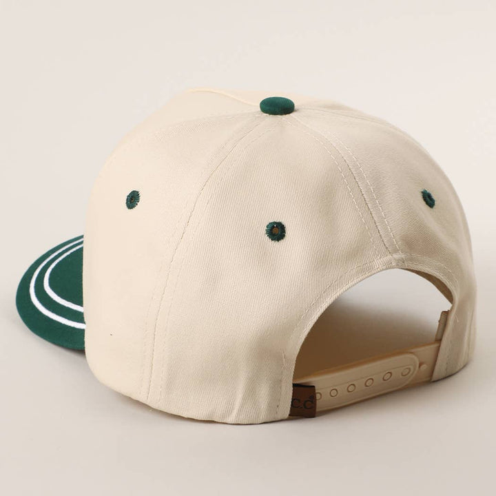 Double Stitched Plain Two Tone Canvas Cotton Trucker Hat - Premium hats from Fashion City - Just $15! Shop now at Pat's Monograms