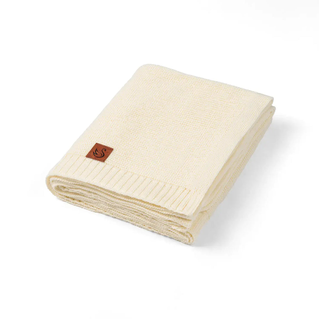 Classic Knit Baby Blanket - 100% Cotton Shima Seiki Knitting - Premium Baby Blanket from SwaddleAn - Just $38.95! Shop now at Pat's Monograms