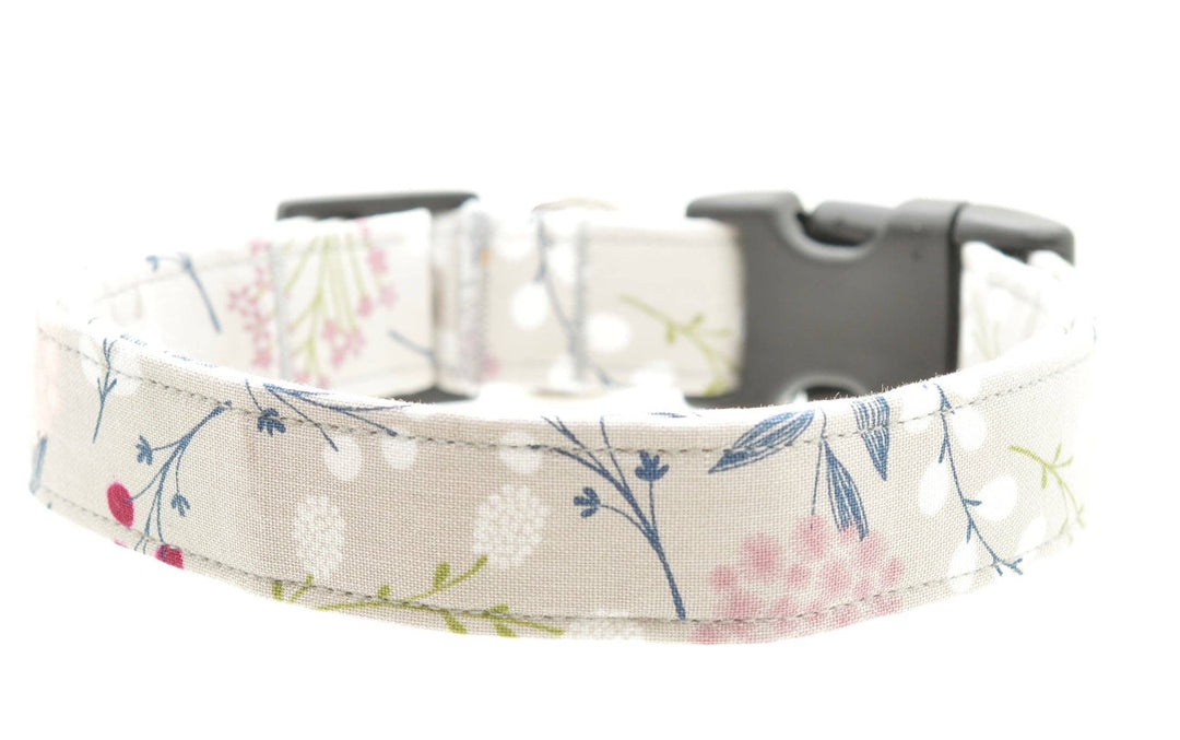 Gray Floral Collar - Premium pet lovers from Dog Collar World - Just $8! Shop now at Pat's Monograms