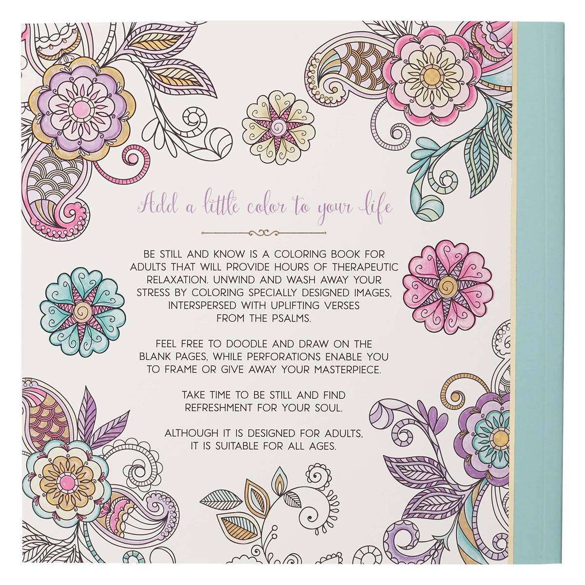 Coloring Book Be Still - Premium Books and Devotionals from Christian Art Gifts - Just $9.95! Shop now at Pat's Monograms