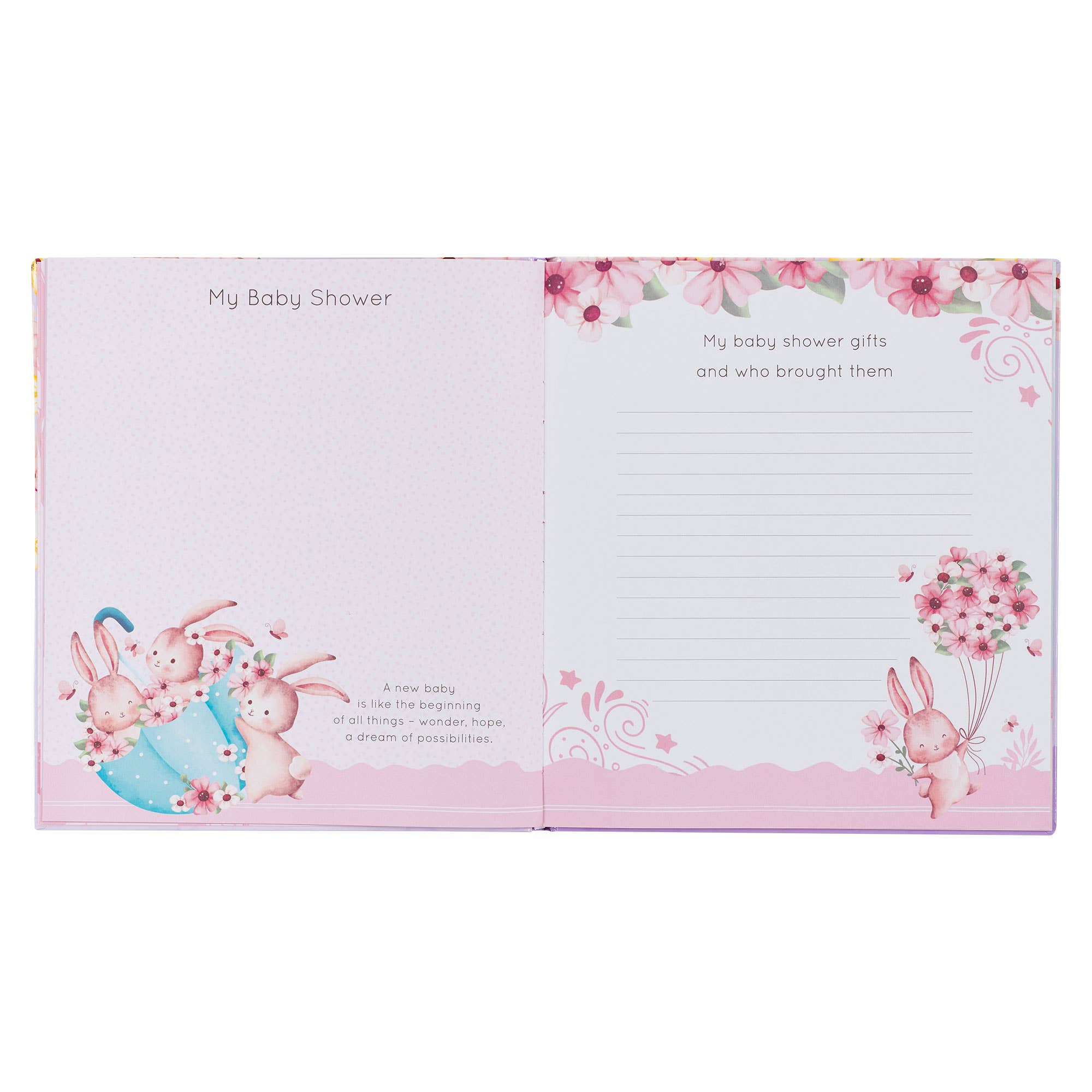 Baby Memory Book for Girls - Premium Christian Gift Items from Christian Art Gifts - Just $16.95! Shop now at Pat's Monograms