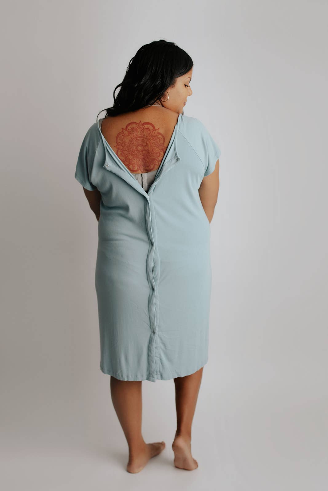 Blue Bird Maternity Mommy Labor and Delivery/ Nursing Gown - Premium Maternity Clothing from Three Little Tots - Just $36.95! Shop now at Pat's Monograms