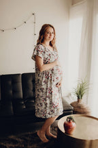 Floral Mommy Labor and Delivery/ Nursing Gown - Premium Maternity Clothing from Three Little Tots - Just $36.95! Shop now at Pat's Monograms