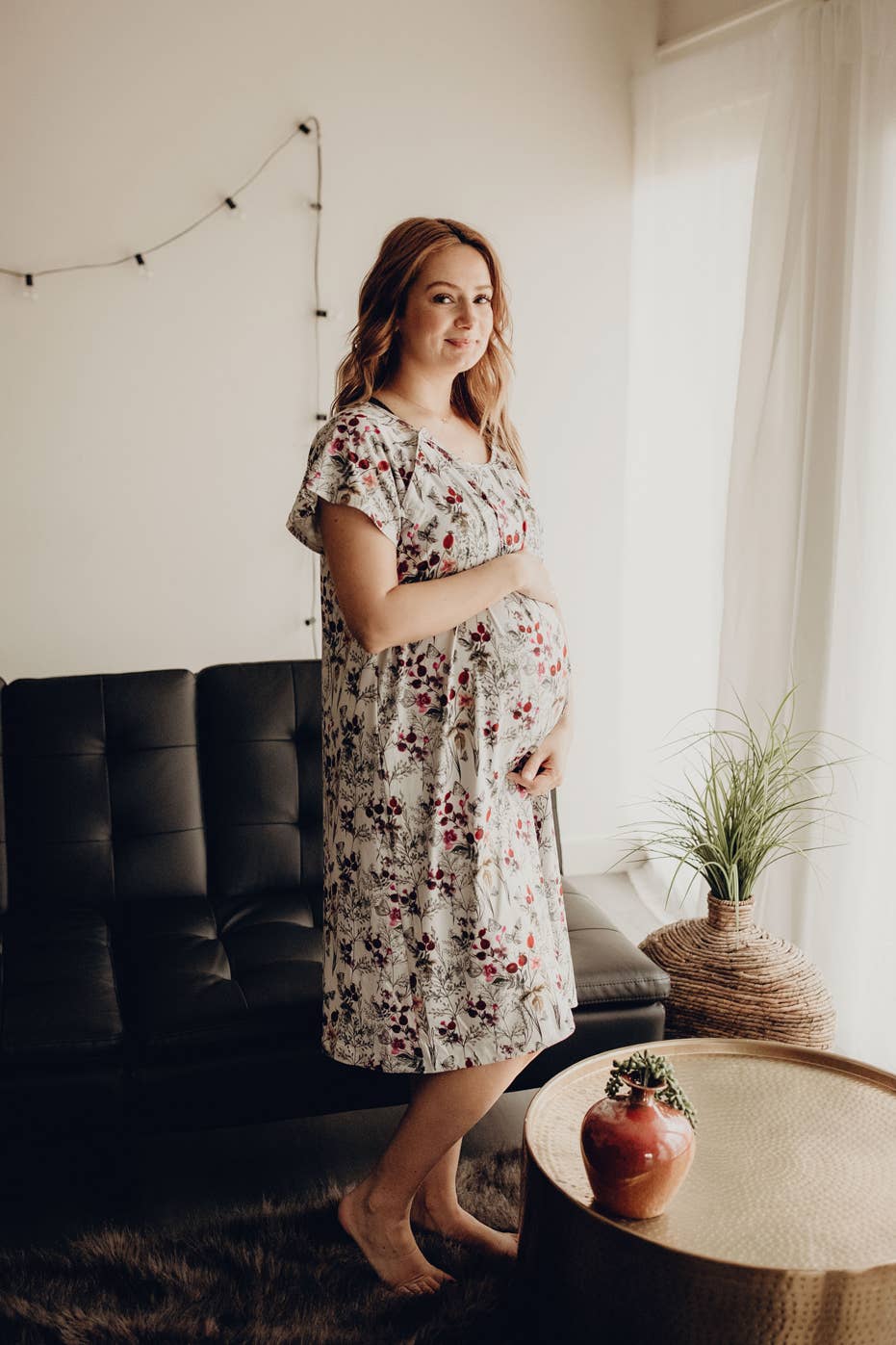 Floral Mommy Labor and Delivery/ Nursing Gown - Premium Maternity Clothing from Three Little Tots - Just $36.95! Shop now at Pat's Monograms