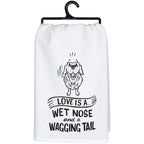 Wagging Tail Kitchen Towel - Premium Kitchen Towel from Primitives by Kathy - Just $8.95! Shop now at Pat's Monograms