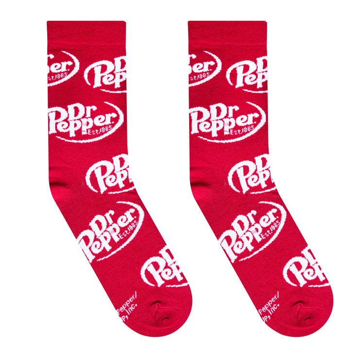 Dr Pepper - Mens Crew Folded - Crazy Socks - Premium socks from Crazy Socks - Just $7.50! Shop now at Pat's Monograms