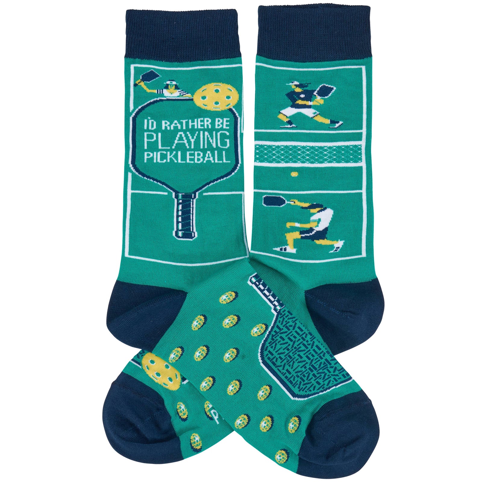 Rather Be Playing Pickleball Socks - Premium socks from Primitives by Kathy - Just $10.95! Shop now at Pat's Monograms