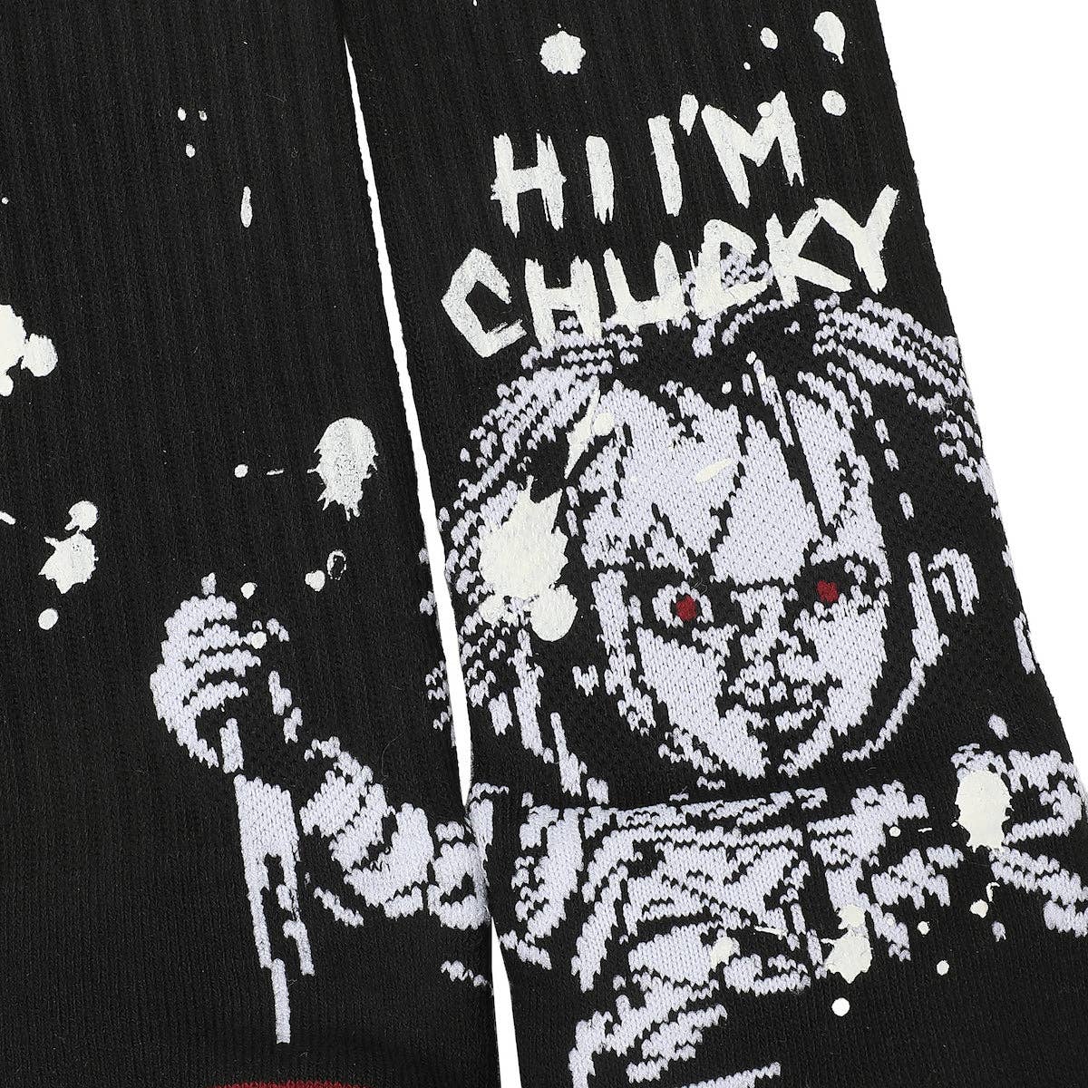 Chucky Color Changing Crew Sock - Premium Socks from Bioworld Merchandising - Just $11.95! Shop now at Pat's Monograms