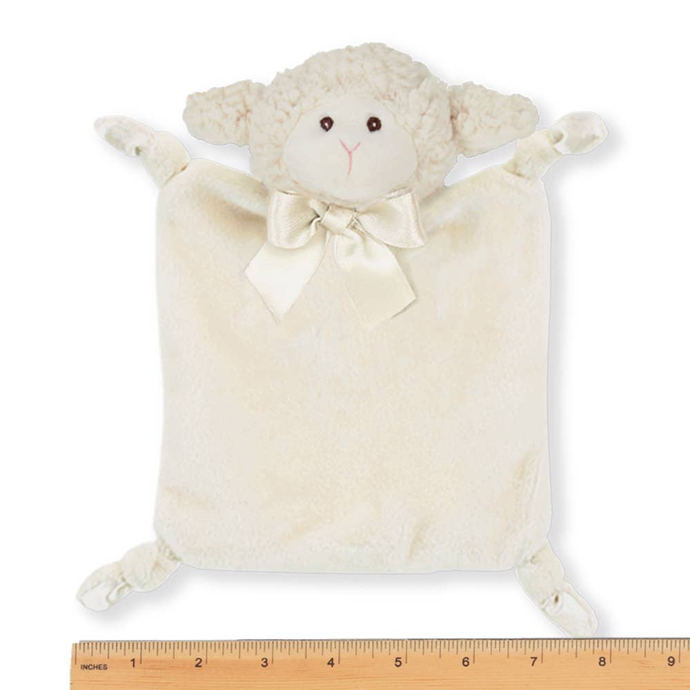 Wee Lamby Lamb Blankie - Premium Baby Soothers from Bearington Collection - Just $12.95! Shop now at Pat's Monograms