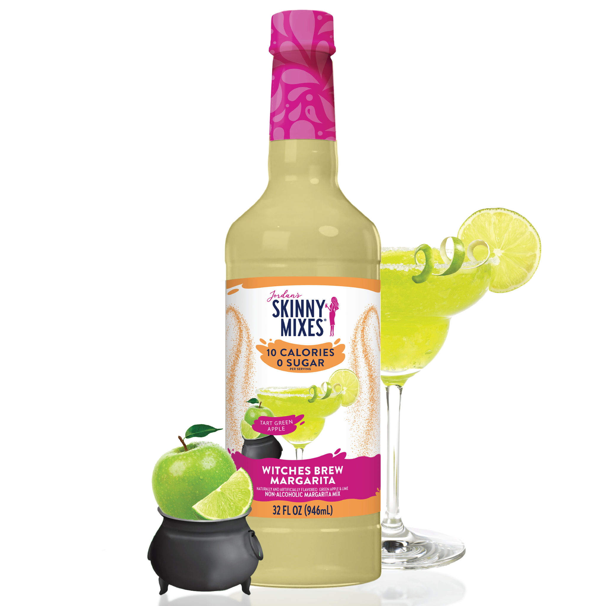 Witches Brew Green Apple Margarita Mix - Sugar Free Mixer - Premium drink mix from Jordan's Skinny Mixes - Just $9.59! Shop now at Pat's Monograms