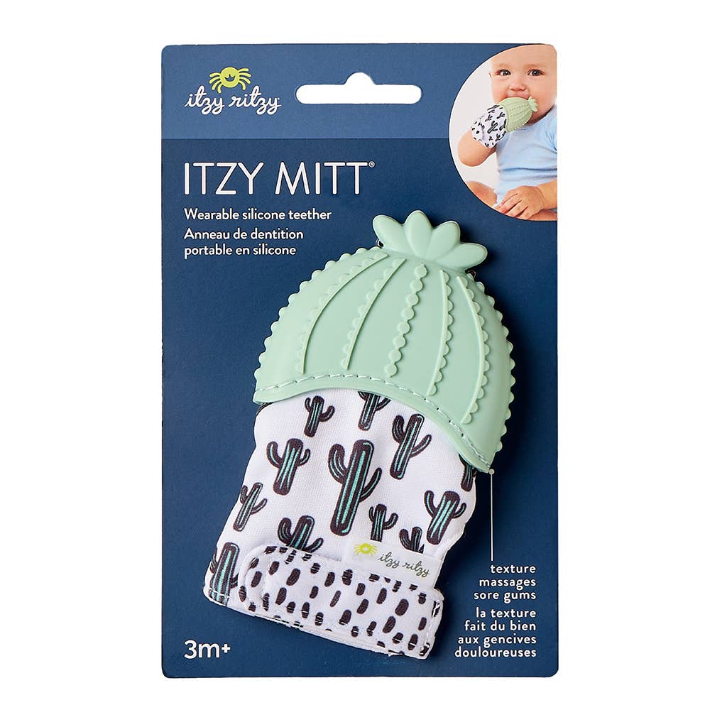 Itzy Mitt™ Silicone Teething Mitts: Dinosaur - Premium teethers from Itzy Ritzy - Just $9.95! Shop now at Pat's Monograms