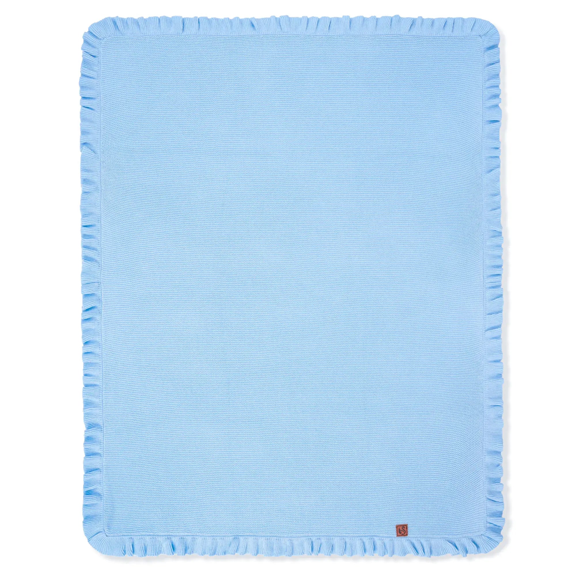 Ruffled Knit Baby Blanket - 100% Cotton - Premium Baby Blanket from SwaddleAn - Just $44.95! Shop now at Pat's Monograms