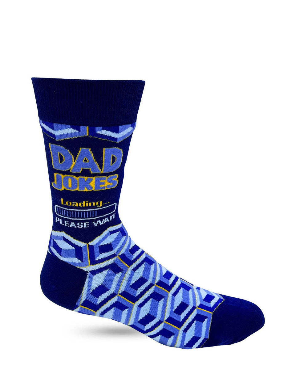 Dad Jokes Loading... Please Wait Men's Novelty Crew Socks - Premium socks from Fabdaz - Just $11.95! Shop now at Pat's Monograms