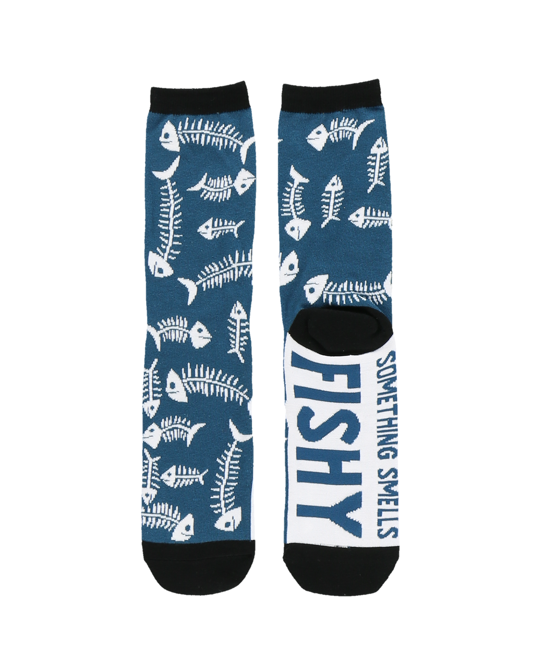 Something's Fishy Crew Sock - Premium Socks from Lazy One - Just $9.95! Shop now at Pat's Monograms