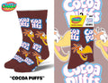 COCOA PUFFS CRAZY SOCKS - Premium Socks from Crazy Socks - Just $8! Shop now at Pat's Monograms