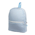 Baby Blue Gingham Medium Backpack - Premium Backpack from Mint - Just $34.95! Shop now at Pat's Monograms