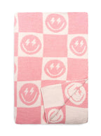Pink Bolt Smile Blanket - Premium  from Living Royal - Just $55.95! Shop now at Pat's Monograms