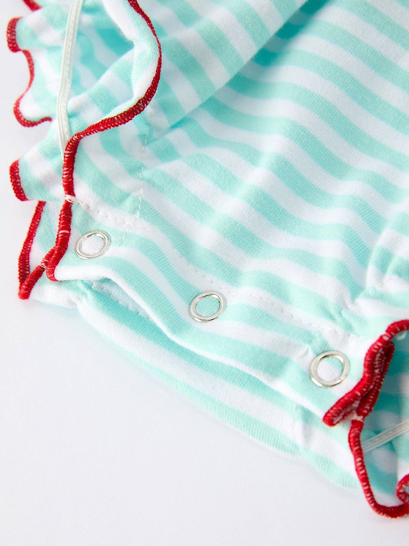 Baseball Bow Applique Lapel Girls Romper-Striped Casual Outfit - Premium Baby & Toddler Outfits from Rylee Faith Designs - Just $24.95! Shop now at Pat's Monograms
