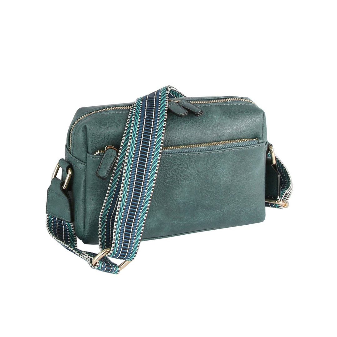 Guitar Strap Wide Boxy Crossbody Bag - Premium crossbody from Handbag Factory Corp - Just $36.95! Shop now at Pat's Monograms