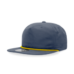 Decky 6032 Classic Rope Cap, 5 Panel Flat Bill Hat, Snapback - Premium Caps from The Park Wholesale - Just $14.95! Shop now at Pat's Monograms