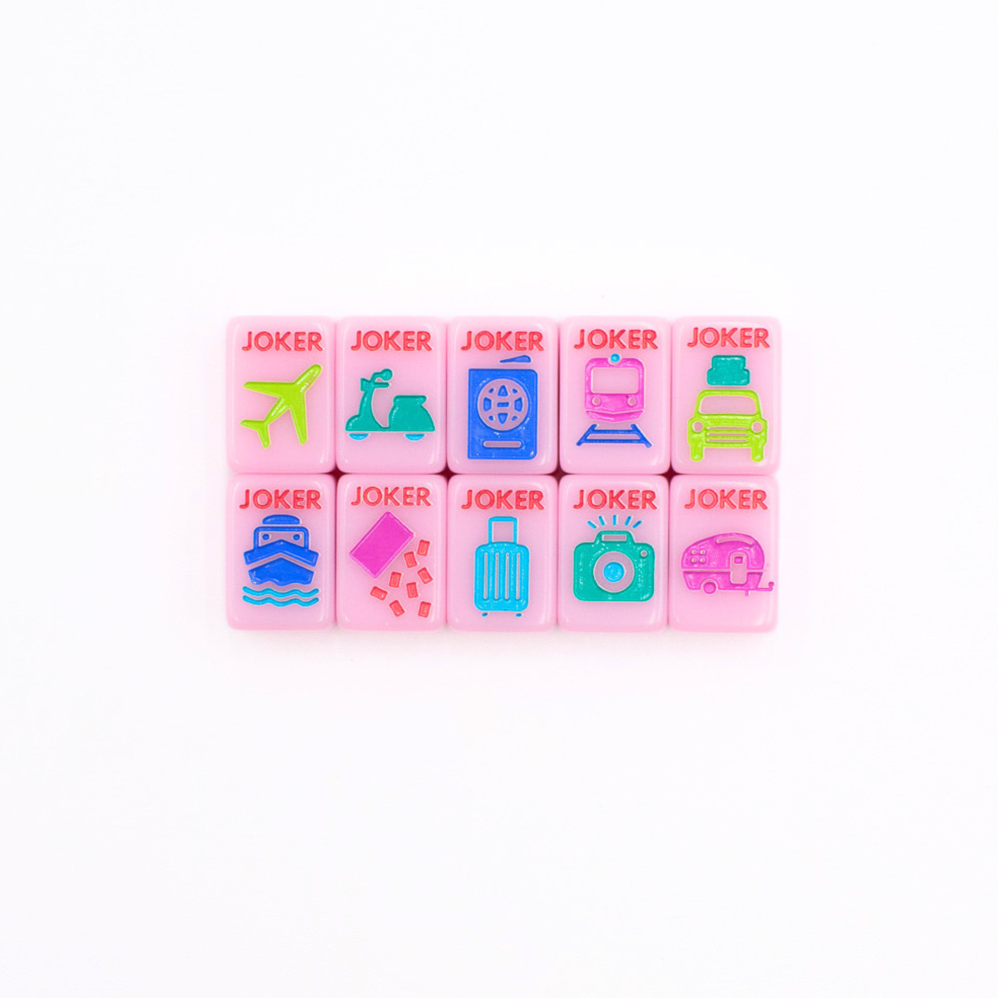MINI TRAVEL MAHJONG  |  Mini Anywhere Series  |  Pink - Premium Mahjong from My Fair Mahjong - Just $195.95! Shop now at Pat's Monograms