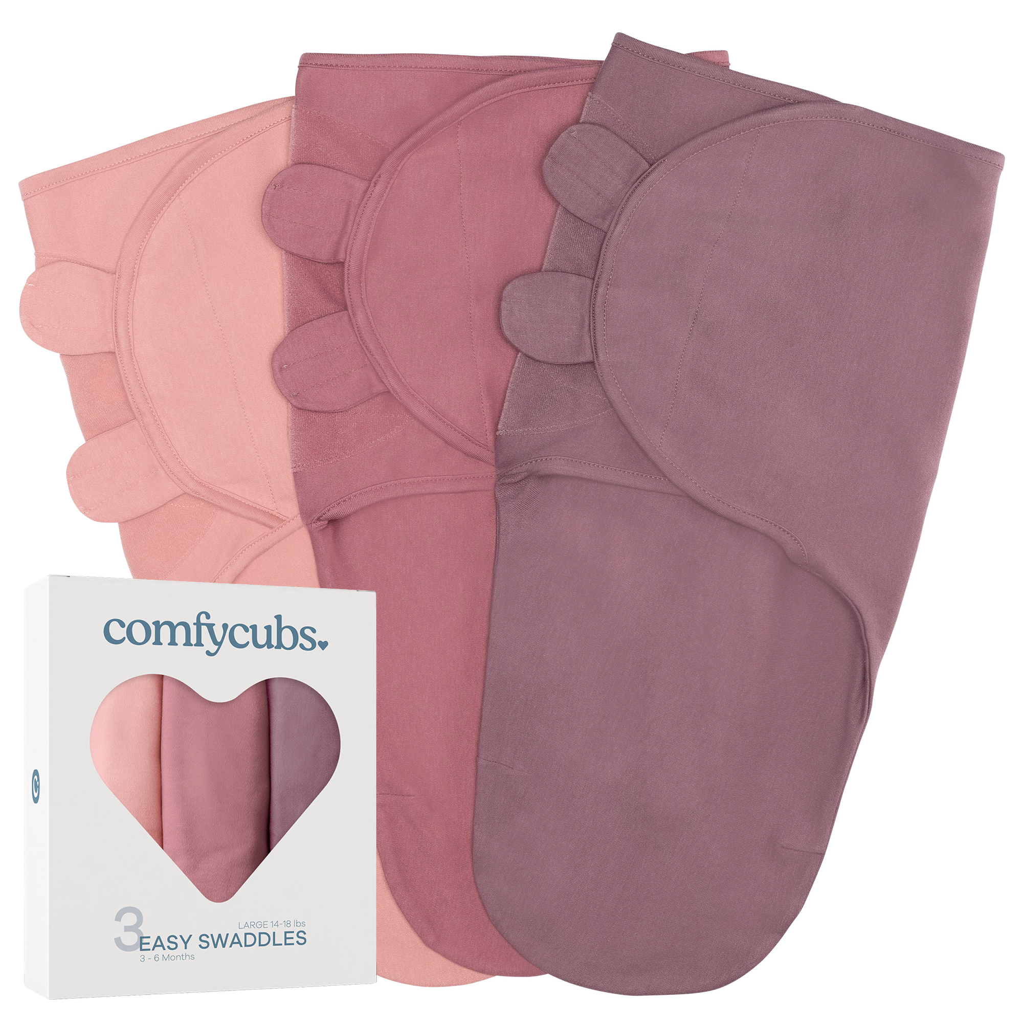 Baby Easy Swaddle Blankets - Premium Swaddle from Comfy Cubs - Just $19.95! Shop now at Pat's Monograms