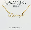 Dawgs Name Necklace - Dawgs Fans -Bulldog Gift - Premium Jewelry from Steele Sloan Designs - Just $34.95! Shop now at Pat's Monograms