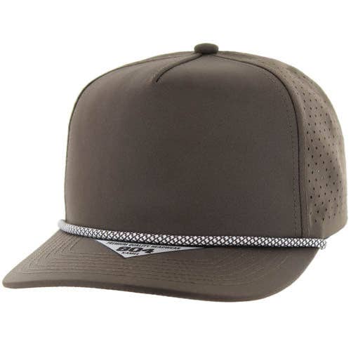 804 - 5 PANEL ROPE LASER CUT SNAPBACK BALL CAP - Premium baseball cap from Zion Brand - Just $12.95! Shop now at Pat's Monograms