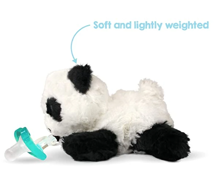 Panky Panda Paci/Teether Holder - Premium Baby Accessories from RaZbaby - Just $13.99! Shop now at Pat's Monograms