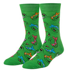 Turtle Games - Mens Crew Socks - Premium Socks from Crazy Socks - Just $8! Shop now at Pat's Monograms