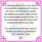 Bows & Blossom Mahjong Tablecloth, Charleston Directions