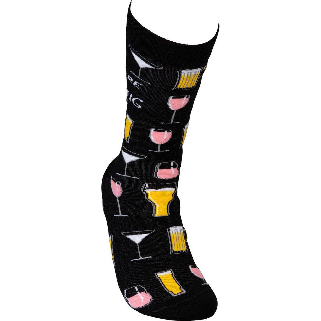 These Are My Drinking Socks - Premium Socks from Primitives by Kathy - Just $11.50! Shop now at Pat's Monograms