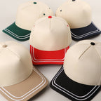 Double Stitched Plain Two Tone Canvas Cotton Trucker Hat - Premium hats from Fashion City - Just $15! Shop now at Pat's Monograms