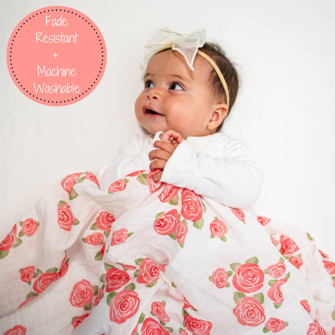 Blooming Elegance Baby Swaddle Blanket - Premium Swaddle from LollyBanks - Just $19.95! Shop now at Pat's Monograms