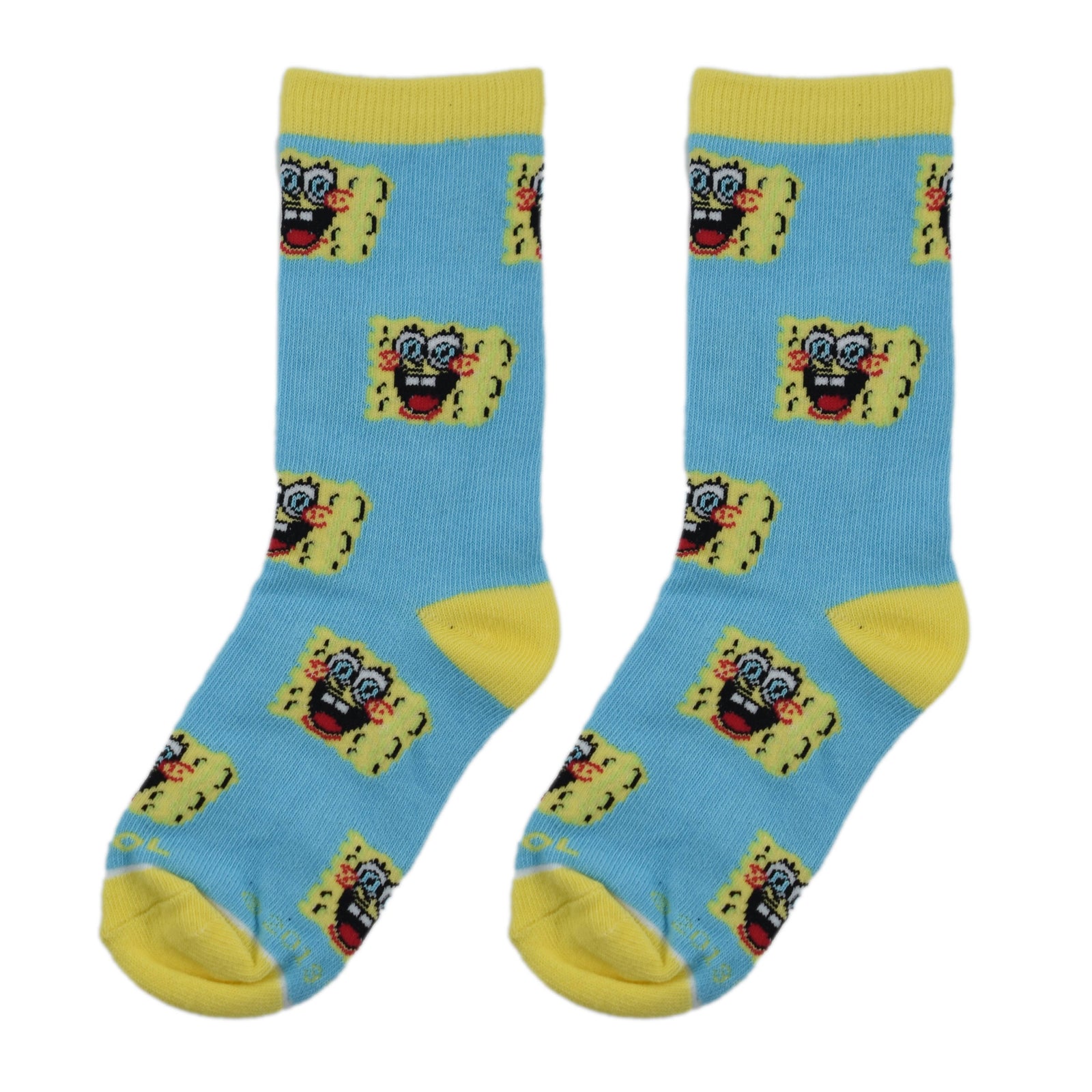 Spongebob All Over - 7-10 Socks - Kids - Premium Socks from Cool Socks - Just $9.95! Shop now at Pat's Monograms