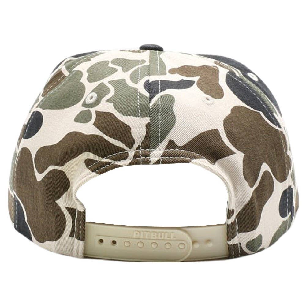 Old School Camo Unstructured Rope - Premium hat from DOBBI - Just $15! Shop now at Pat's Monograms