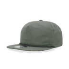 Decky 6032 Classic Rope Cap, 5 Panel Flat Bill Hat, Snapback - Premium Caps from The Park Wholesale - Just $14.95! Shop now at Pat's Monograms