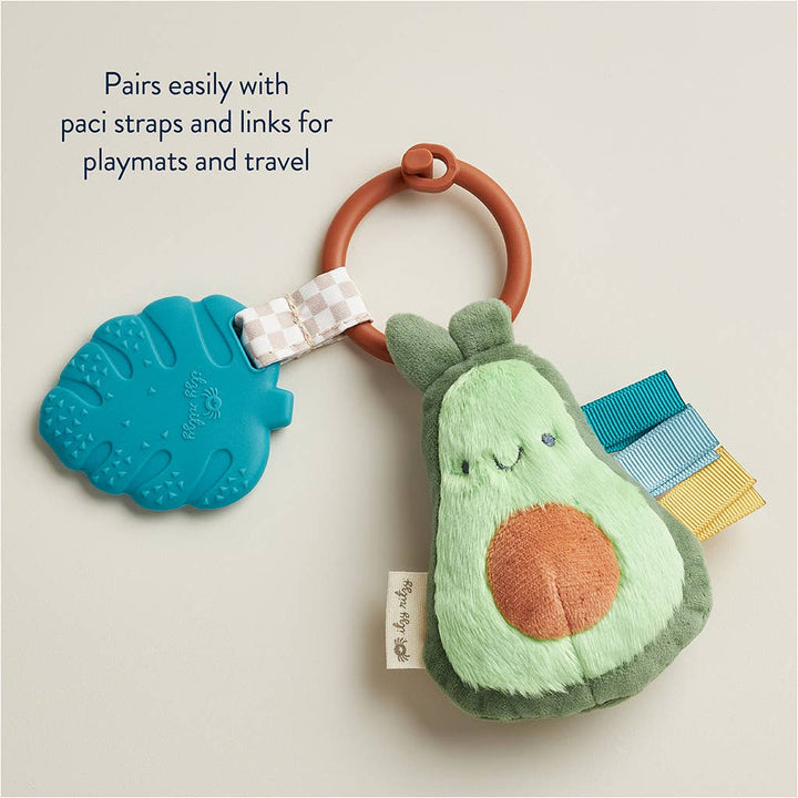 Itzy Pal™ Plush + Teether - Annie the Avocado - Premium Baby Soothers from Itzy Ritzy - Just $9.95! Shop now at Pat's Monograms