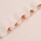 Ruffled Knit Baby Blanket - 100% Cotton - Premium Baby Blanket from SwaddleAn - Just $44.95! Shop now at Pat's Monograms