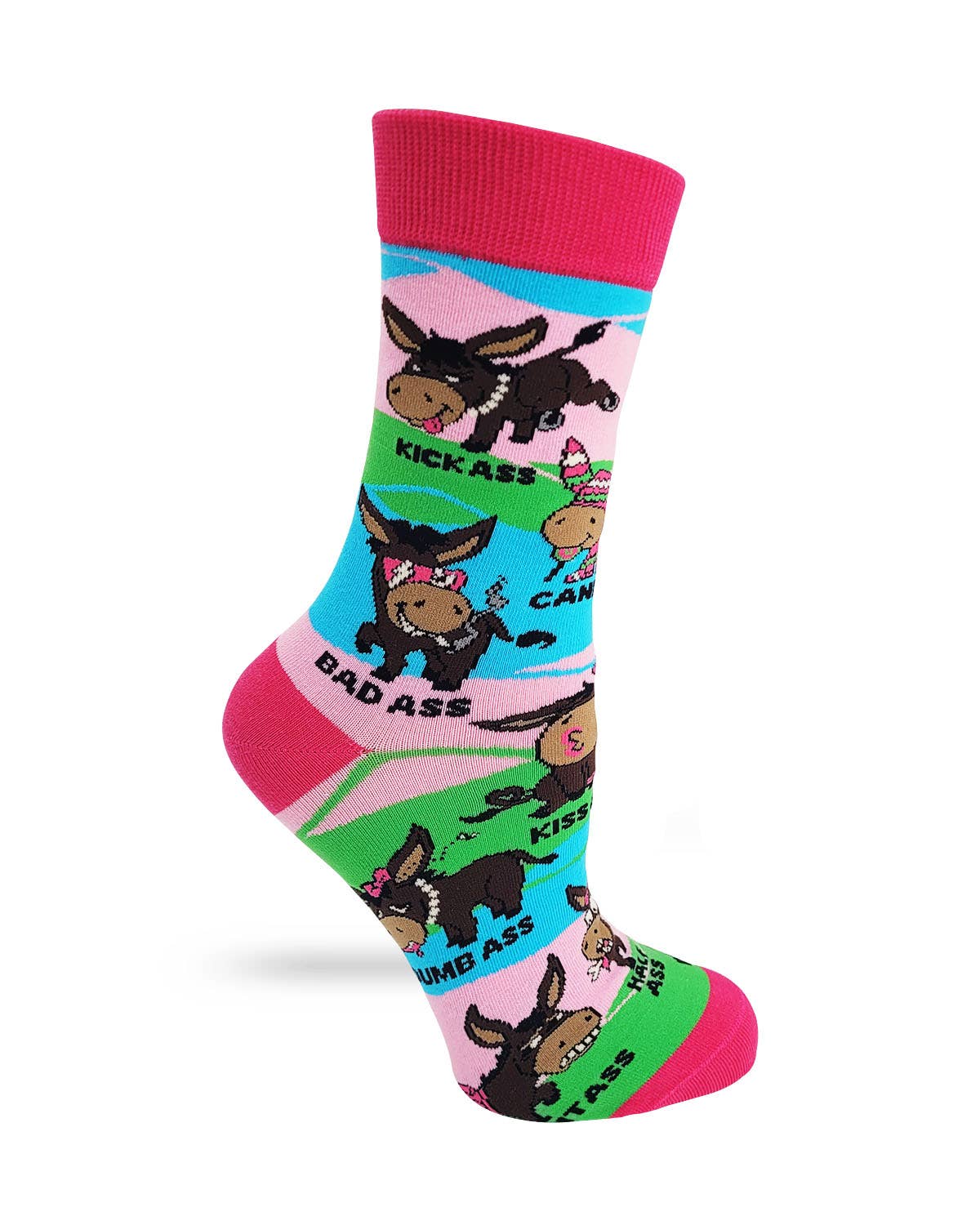 Asses - Smart, Dumb, Kick, Bad, Tight, Wise, Etc - Women's Crew Socks - Premium Socks from Fabdaz - Just $11.95! Shop now at Pat's Monograms