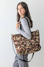 Camouflage Print Tote / Shoulder Bag