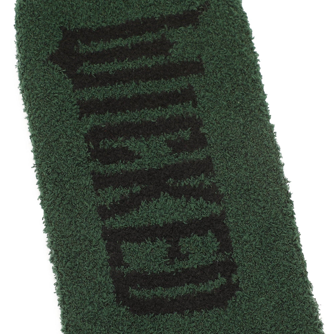 Wicked Logo on Green and Black Womens Chenille Crew Socks - Premium socks from Bioworld Merchandising - Just $12.95! Shop now at Pat's Monograms
